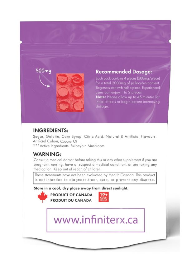 INfinite Rx Shroom Infused Albino Penis Envy Edition Block Gummies Edibles (2000mg) - Image 3