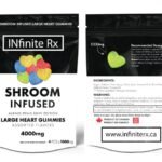 INfinite Rx Shroom Infused Albino Penis Envy Edition Large Heart Gummies Edibles (4000mg)